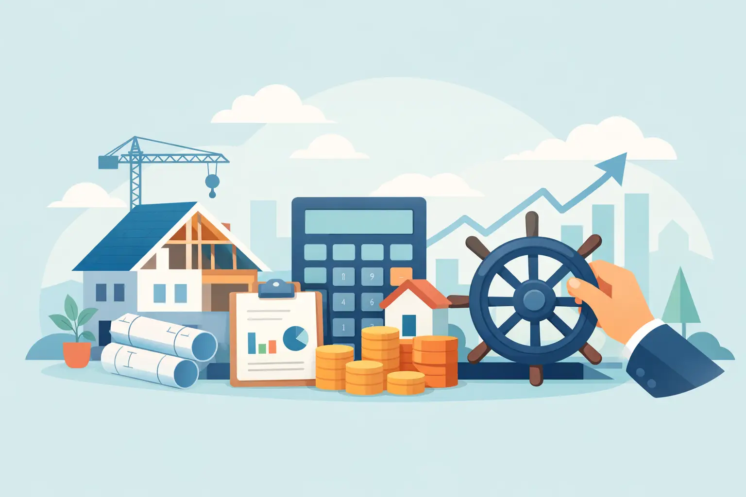 Kostenkontrolle beim Hausbau richtig steuern